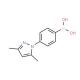 [4-(3,5-dimethyl-1H-pyrazol-1-yl)phenyl]boronic acid - chemical structure image