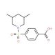 4-(3,5-Dimethyl-piperidine-1-sulfonyl)-benzoic acid - chemical structure image