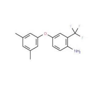 4-(3,5-Dimethylphenoxy)-2-(trifluoromethyl)aniline - chemical structure image
