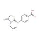 4-(3-Allyl-4-oxo-thiazolidin-2-ylideneamino)-benzoic acid (CAS 303093-13-2) - chemical structure image