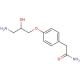 4-(3-Amino-2-hydroxypropoxy)phenylacetamide (CAS 81346-71-6) - chemical structure image