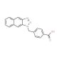 4-((3-Amino-2-naphthyl)aminomethyl)benzoic acid triazine - chemical structure image