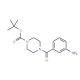 4-(3-Aminobenzoyl)-piperazine-1-carboxylic acid t-butyl ester (CAS 883554-97-0) - chemical structure image