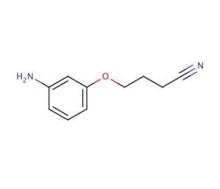 4-(3-aminophenoxy)butanenitrile - chemical structure image