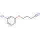 4-(3-aminophenoxy)butanenitrile - chemical structure image