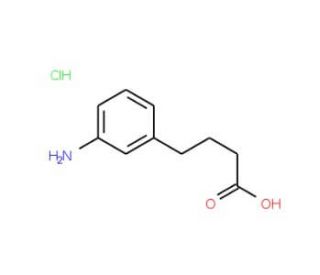 4-(3-Aminophenyl)butyric Acid, Hydrochloride (CAS 91843-18-4) - chemical structure image