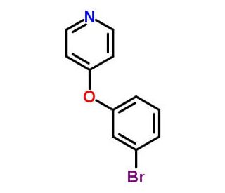 4-(3-bromophenoxy)pyridine - chemical structure image