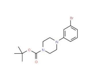 4-(3-Bromophenyl)piperazine, N1-BOC protected - chemical structure image