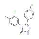 4-(3-Chloro-4-methyl-phenyl)-5-(4-chloro-phenyl)-4H-[1,2,4]triazole-3-thiol - chemical structure image