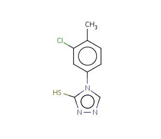 4-(3-chloro-4-methylphenyl)-4H-1,2,4-triazole-3-thiol - chemical structure image
