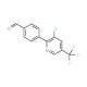 4-[3-Chloro-5-(trifluoromethyl)-2-pyridinyl]-benzene carbaldehyde - chemical structure image