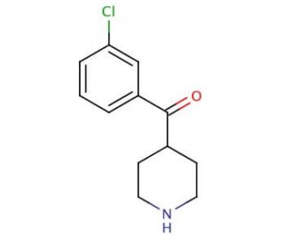 4-(3-Chlorobenzoyl)piperidine (CAS 887354-02-1) - chemical structure image