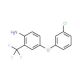 4-(3-Chlorophenoxy)-2-(trifluoromethyl)aniline - chemical structure image