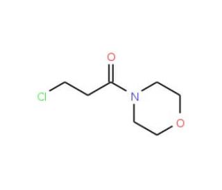 4-(3-chloropropanoyl)morpholine - chemical structure image