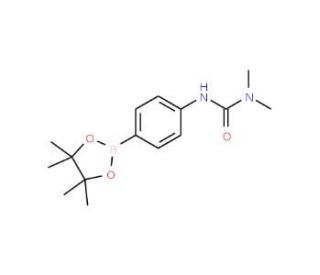 4-(3-Dimethylureido)phenylboronic acid, pinacol ester (CAS 874290-93-4) - chemical structure image