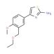 4-[3-(ethoxymethyl)-4-methoxyphenyl]-1,3-thiazol-2-amine - chemical structure image