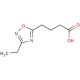 4-(3-ethyl-1,2,4-oxadiazol-5-yl)butanoic acid - chemical structure image