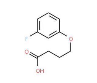4-(3-fluorophenoxy)butanoic acid - chemical structure image