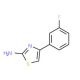 4-(3-fluorophenyl)-1,3-thiazol-2-amine (CAS 446065-20-9) - chemical structure image