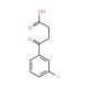 4-(3-Fluorophenyl)-4-oxobutyric acid (CAS 69797-46-2) - chemical structure image