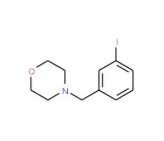 4-(3-Iodobenzyl)morpholine (CAS 731812-03-6) - chemical structure image