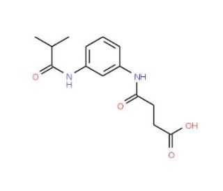 4-[3-(Isobutyrylamino)anilino]-4-oxobutanoic acid - chemical structure image