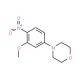 4-(3-Methoxy-4-nitrophenyl)morpholine (CAS 6950-88-5) - chemical structure image
