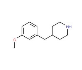 4-(3-Methoxy-benzyl)-piperidine (CAS 150019-61-7) - chemical structure image