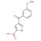 4-(3-Methoxybenzoyl)-1H-pyrrole-2-carboxylic acid - chemical structure image