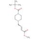4-(3-Methoxycarbonylallyl)piperazine-1-carboxylic acid t-Butyl ester (CAS 887579-10-4) - chemical structure image