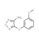 4-(3-methoxyphenoxy)-1,2,5-oxadiazol-3-amine - chemical structure image