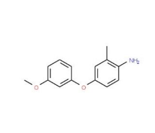 4-(3-Methoxyphenoxy)-2-methylaniline - chemical structure image