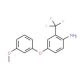 4-(3-Methoxyphenoxy)-2-(trifluoromethyl)aniline - chemical structure image