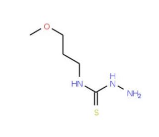 4-(3-Methoxypropyl)-3-thiosemicarbazide (CAS 71058-32-7) - chemical structure image