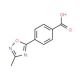 4-(3-Methyl-1,2,4-oxadiazol-5-yl)benzoic acid (CAS 851048-56-1) - chemical structure image