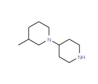 4-(3-Methyl-piperidin-1-yl)-piperidine (CAS 436099-89-7) - chemical structure image