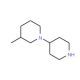 4-(3-Methyl-piperidin-1-yl)-piperidine (CAS 436099-89-7) - chemical structure image