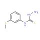 4-[3-(Methylthio)phenyl]-3-thiosemicarbazide - chemical structure image