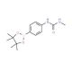 4-(3-Methylureido)benzeneboronic acid, pinacol ester (CAS 874290-99-0) - chemical structure image
