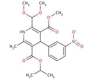 4-(3-Nitrophenyl)-2-dimethoxymethyl-1,4-dihydropyridine-3,5-dicarboxylic Acid 5-Isopropyl Ester 3-Methyl Ester (CAS 75530-94-