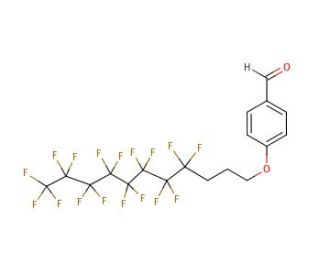 4-[3-(Perfluorooctyl)-1-propyloxy]benzaldehyde (CAS 494798-73-1) - chemical structure image
