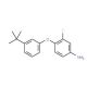 4-[3-(tert-Butyl)phenoxy]-3-fluorophenylamine - chemical structure image