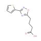 4-(3-thien-2-yl-1,2,4-oxadiazol-5-yl)butanoic acid (CAS 849925-06-0) - chemical structure image