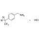 4-[3-(Trifluoromethyl)-3H-diazirin-3-yl]benzenemethanamine hydrochloride - chemical structure image