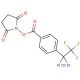 4-[3-(Trifluoromethyl)diazirin-3-yl]benzoic Acid N-Hydroxysuccinimide Ester (CAS 87736-89-8) - chemical structure image
