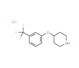 4-[3-(Trifluoromethyl)phenoxy]piperidine hydrochloride - chemical structure image