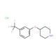 4-[3-(Trifluoromethyl)phenoxy]piperidine hydrochloride - chemical structure image