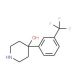 4-[3-(Trifluoromethyl)phenyl]-4-piperidinol (CAS 2249-28-7) - chemical structure image