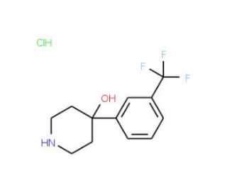 4-[3-(Trifluoromethyl)phenyl]piperidin-4-ol hydrochloride - chemical structure image