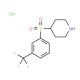 4-{[3-(Trifluoromethyl)phenyl]sulfonyl}-piperidine hydrochloride (CAS 849035-98-9) - chemical structure image
